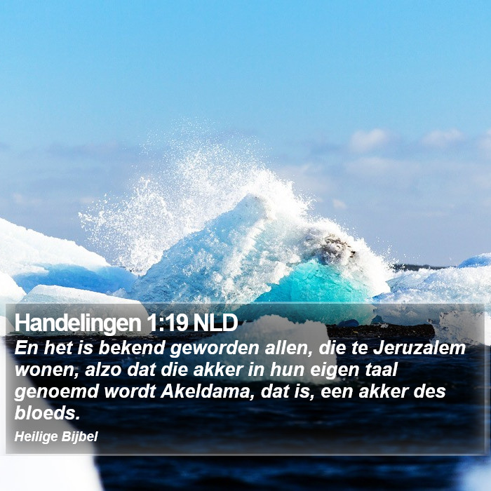 Handelingen 1:19 NLD Bible Study