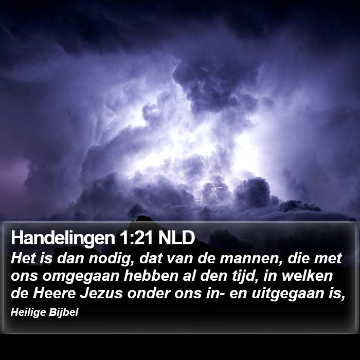 Handelingen 1:21 NLD Bible Study