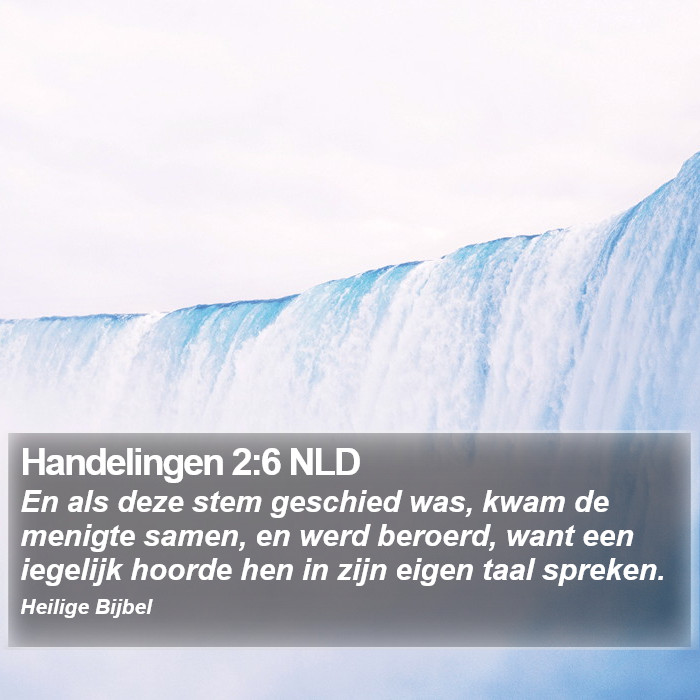 Handelingen 2:6 NLD Bible Study
