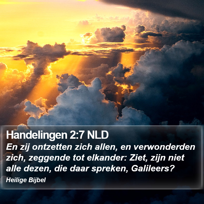 Handelingen 2:7 NLD Bible Study