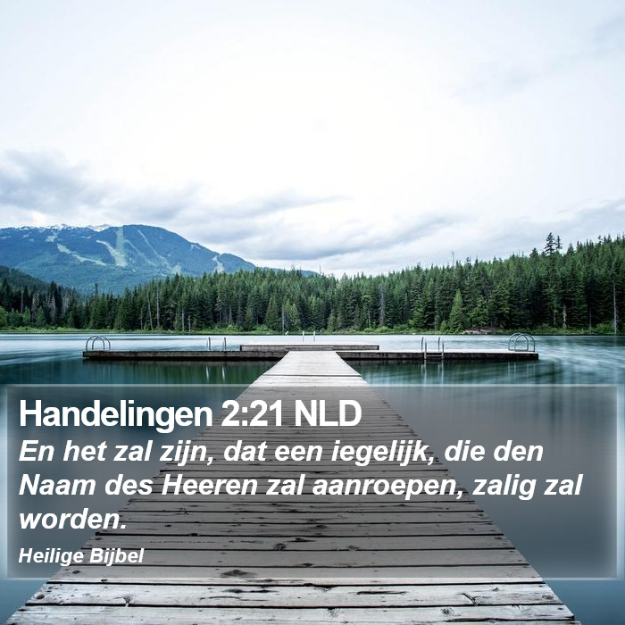 Handelingen 2:21 NLD Bible Study