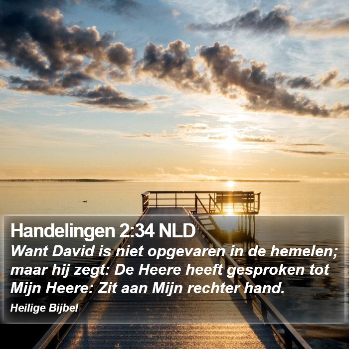 Handelingen 2:34 NLD Bible Study
