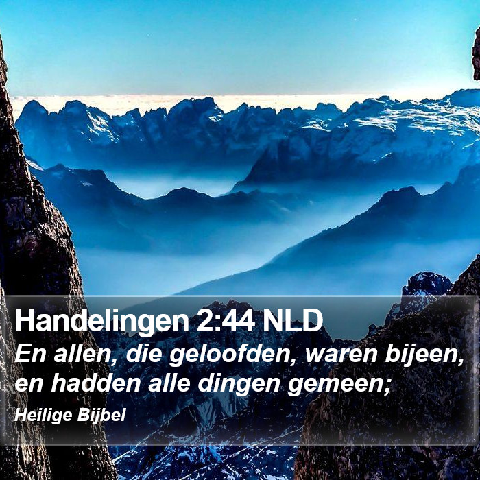 Handelingen 2:44 NLD Bible Study