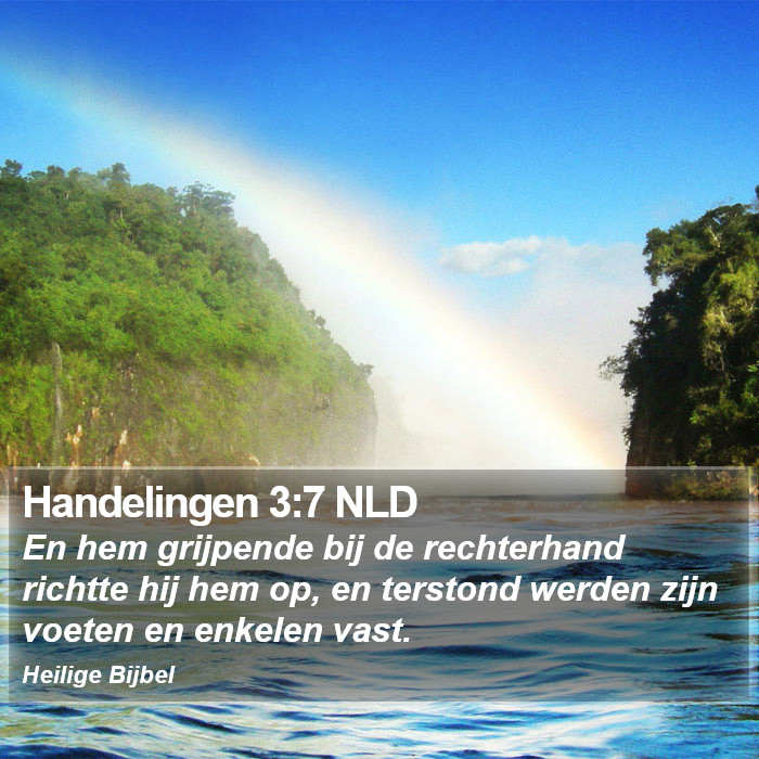 Handelingen 3:7 NLD Bible Study