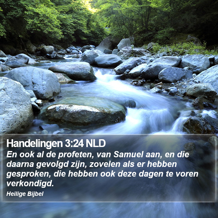 Handelingen 3:24 NLD Bible Study