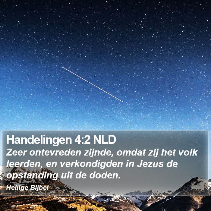 Handelingen 4:2 NLD Bible Study