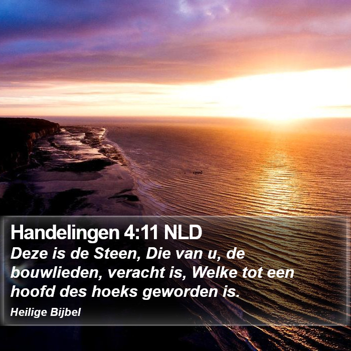 Handelingen 4:11 NLD Bible Study