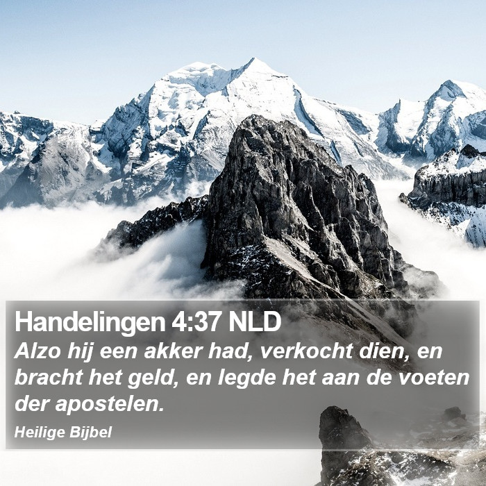 Handelingen 4:37 NLD Bible Study