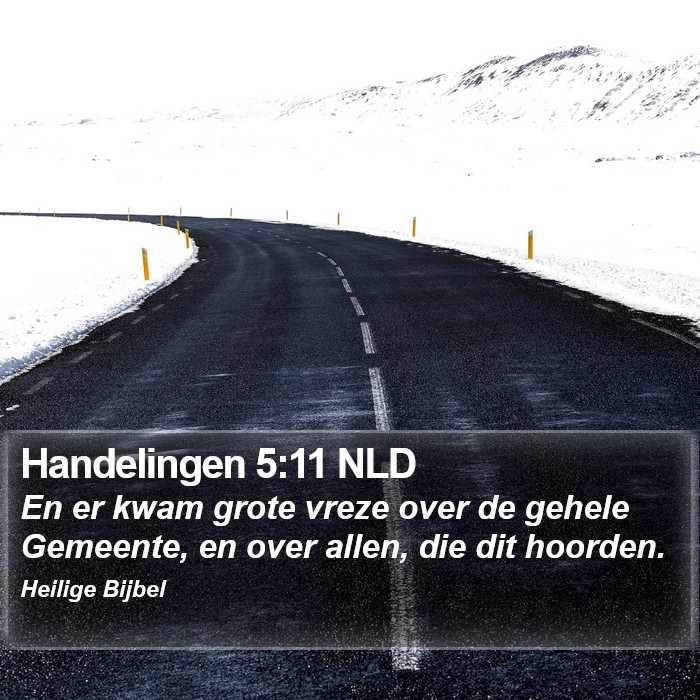 Handelingen 5:11 NLD Bible Study