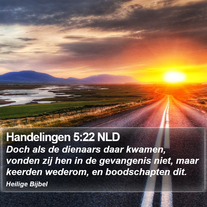 Handelingen 5:22 NLD Bible Study