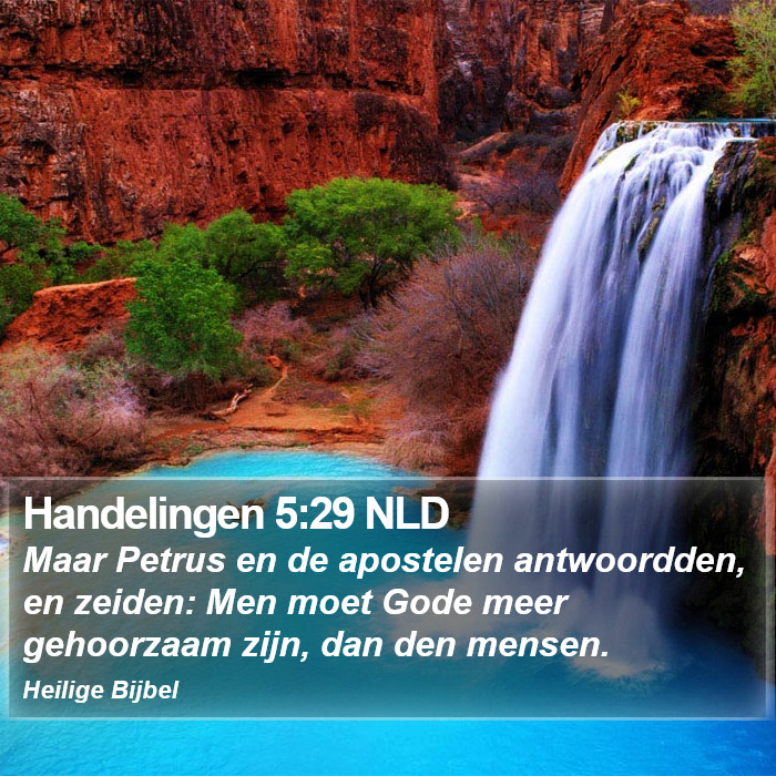 Handelingen 5:29 NLD Bible Study