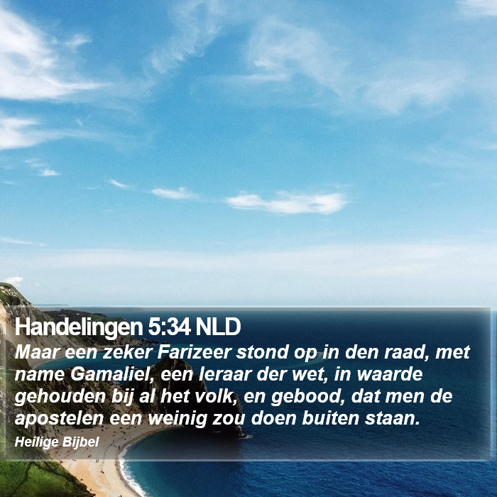 Handelingen 5:34 NLD Bible Study