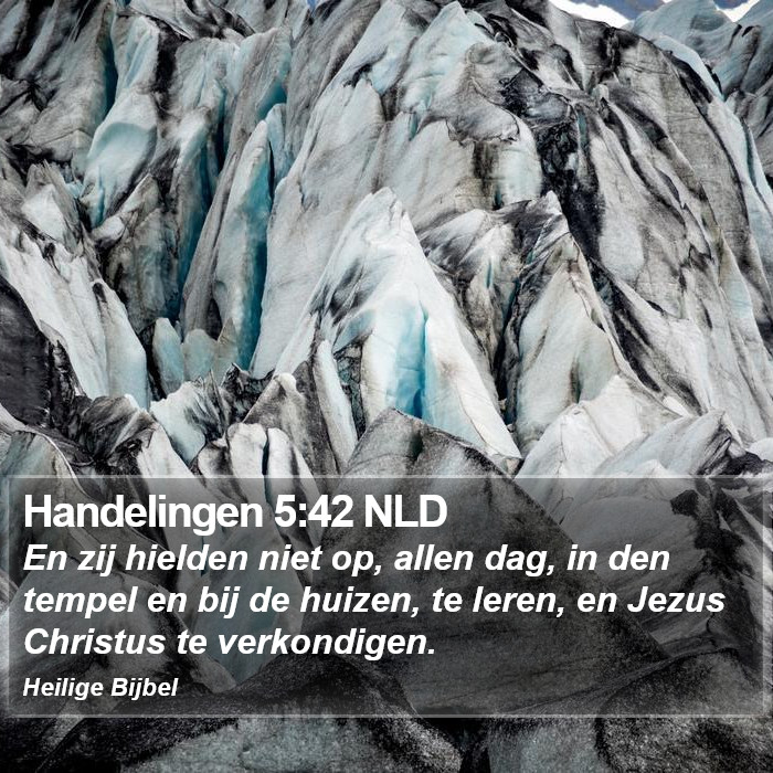 Handelingen 5:42 NLD Bible Study