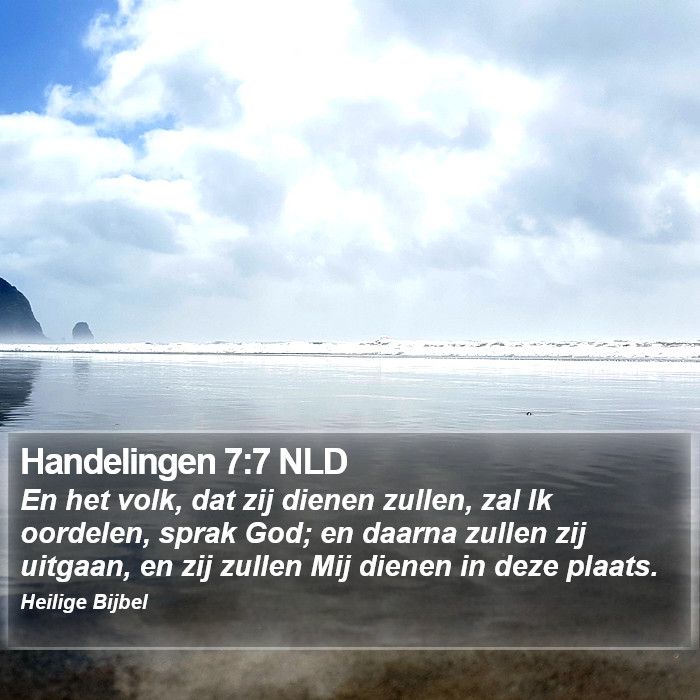 Handelingen 7:7 NLD Bible Study