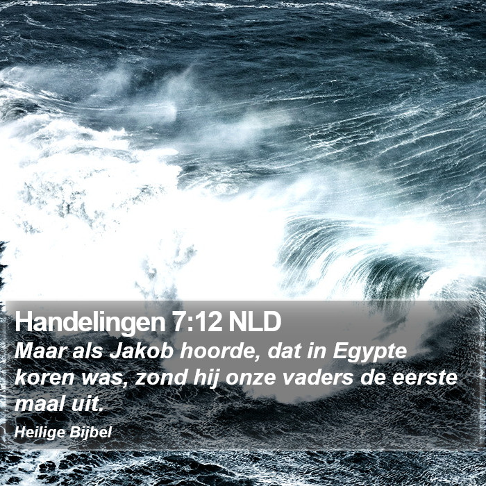 Handelingen 7:12 NLD Bible Study