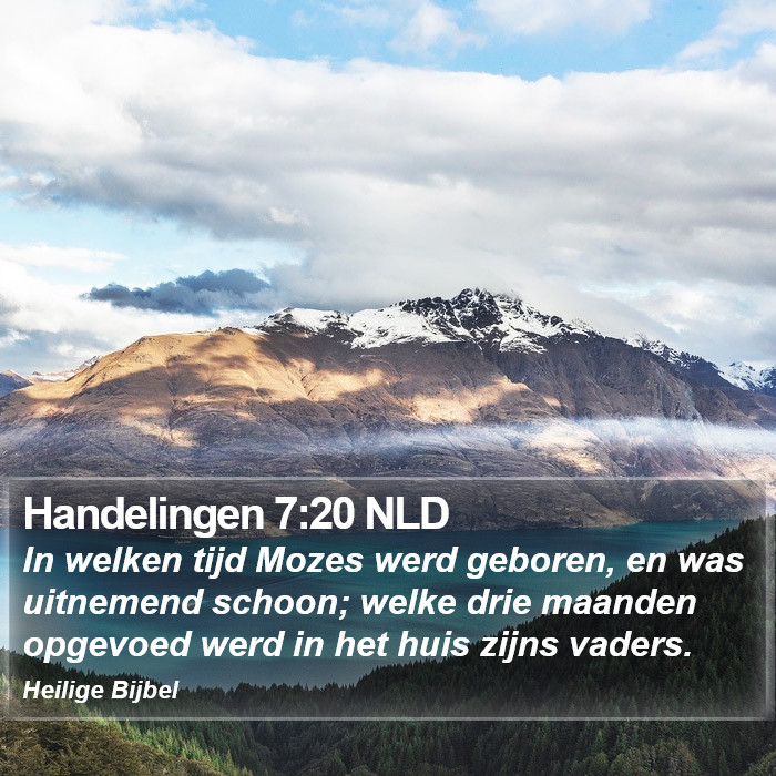Handelingen 7:20 NLD Bible Study