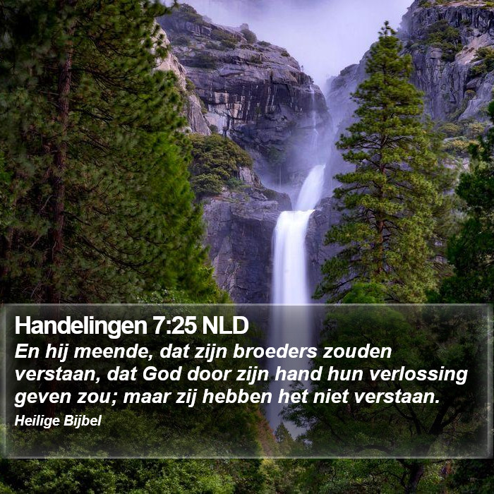 Handelingen 7:25 NLD Bible Study