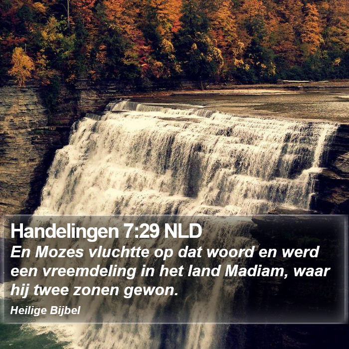 Handelingen 7:29 NLD Bible Study