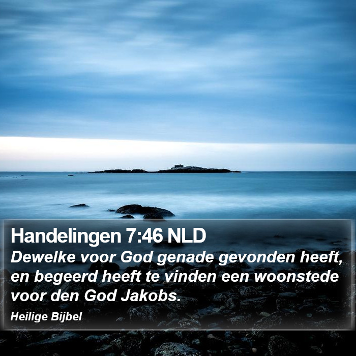 Handelingen 7:46 NLD Bible Study