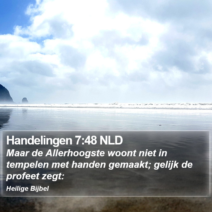 Handelingen 7:48 NLD Bible Study