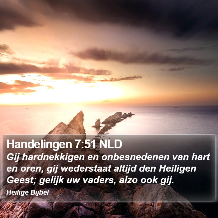 Handelingen 7:51 NLD Bible Study
