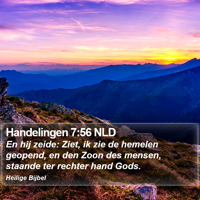 Handelingen 7:56 NLD Bible Study