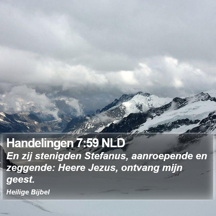 Handelingen 7:59 NLD Bible Study