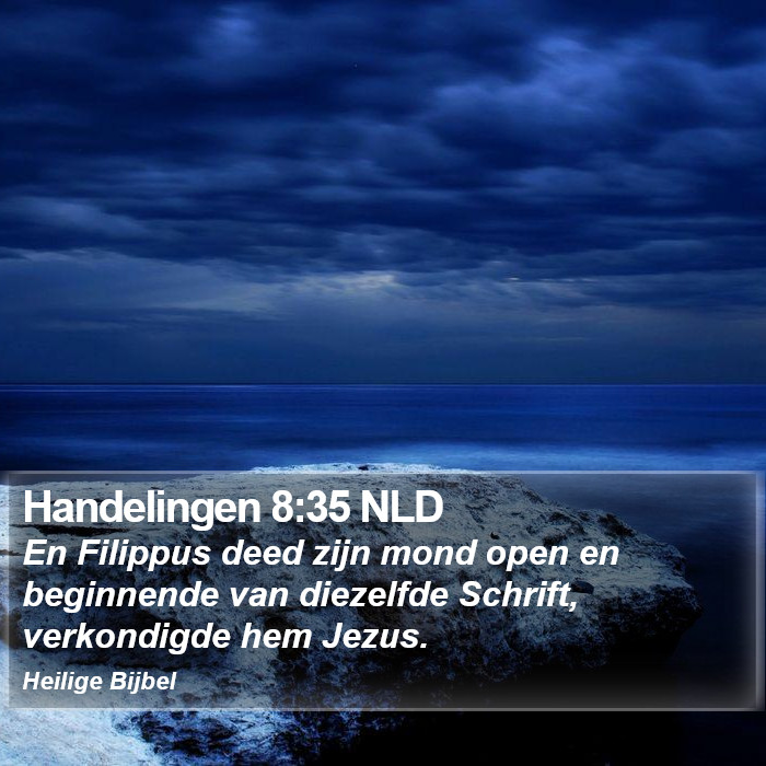 Handelingen 8:35 NLD Bible Study