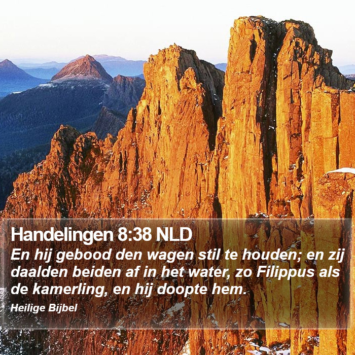 Handelingen 8:38 NLD Bible Study