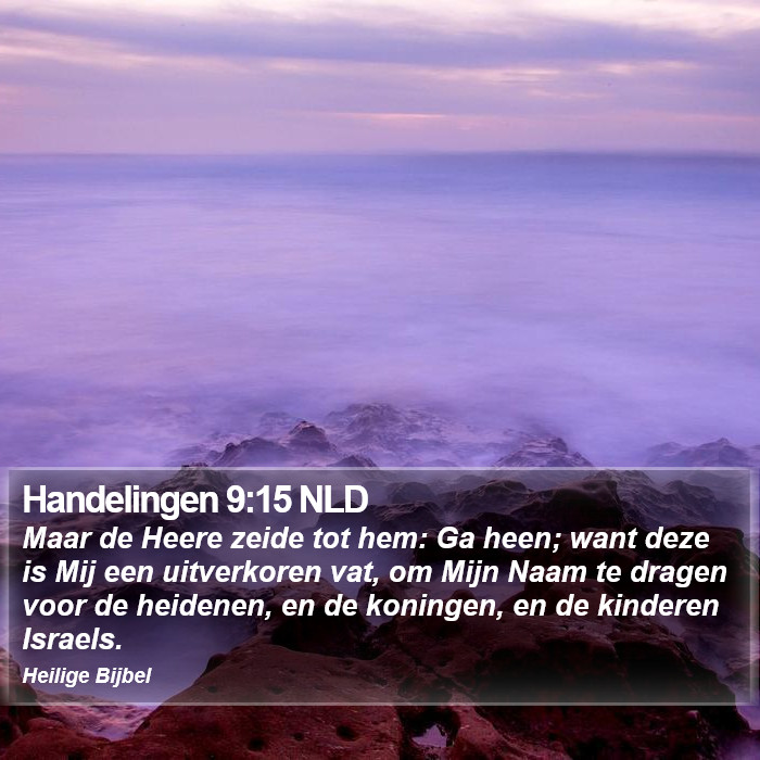 Handelingen 9:15 NLD Bible Study