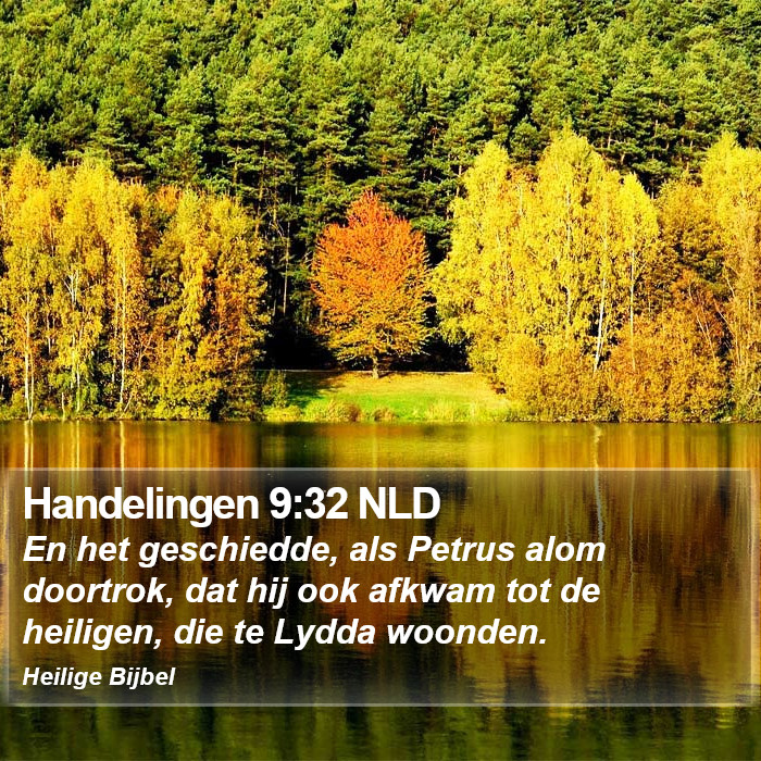 Handelingen 9:32 NLD Bible Study