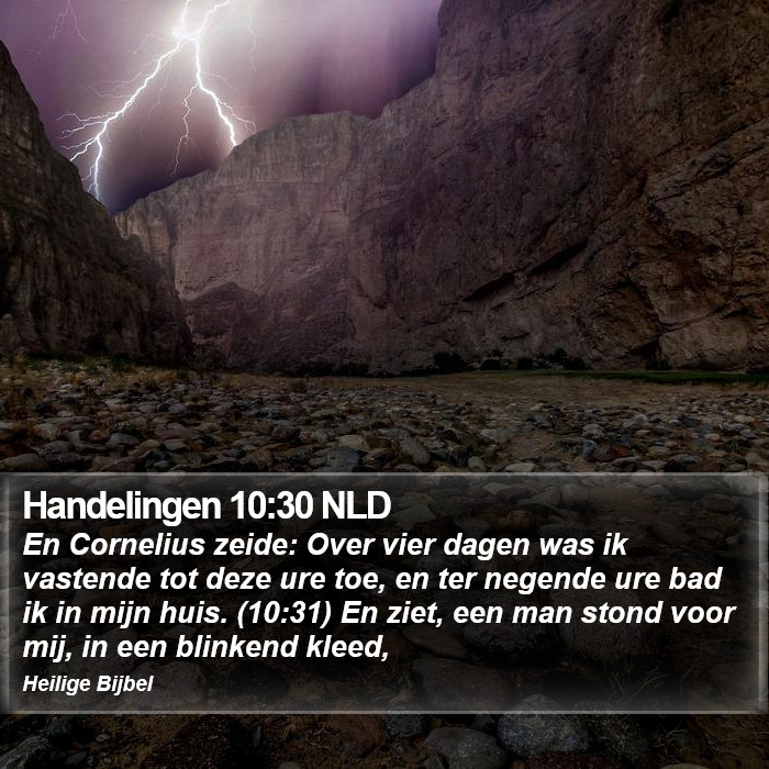 Handelingen 10:30 NLD Bible Study