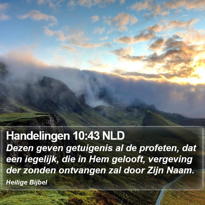 Handelingen 10:43 NLD Bible Study