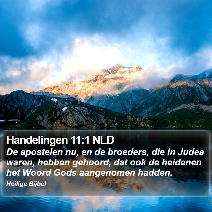 Handelingen 11:1 NLD Bible Study