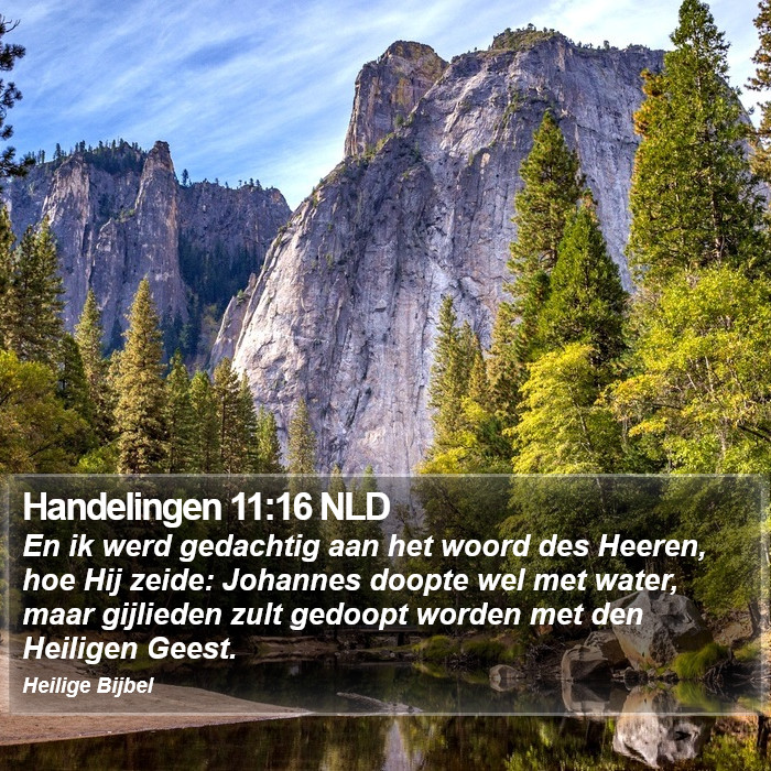 Handelingen 11:16 NLD Bible Study