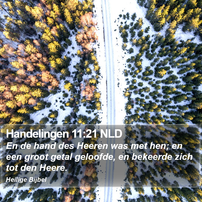 Handelingen 11:21 NLD Bible Study