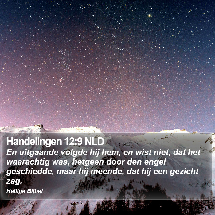 Handelingen 12:9 NLD Bible Study