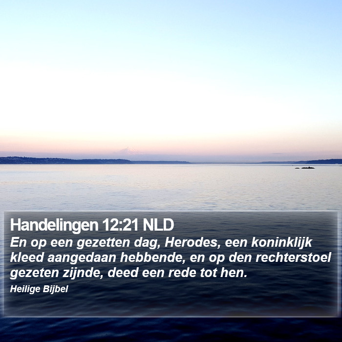 Handelingen 12:21 NLD Bible Study
