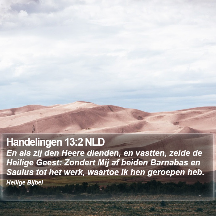 Handelingen 13:2 NLD Bible Study