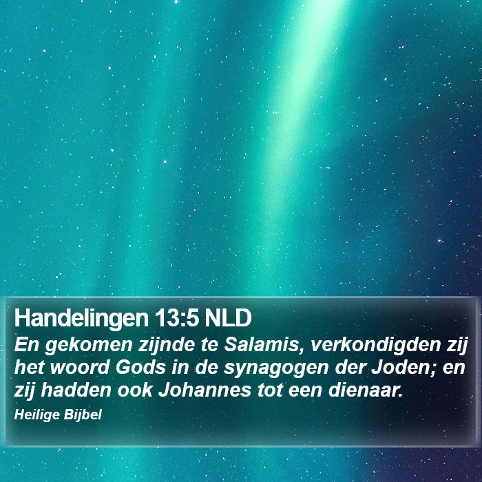 Handelingen 13:5 NLD Bible Study