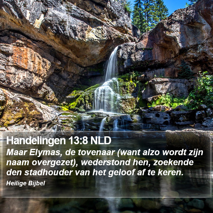 Handelingen 13:8 NLD Bible Study