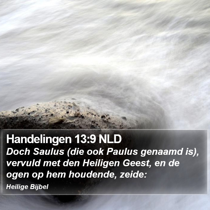 Handelingen 13:9 NLD Bible Study