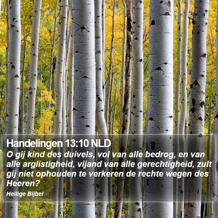 Handelingen 13:10 NLD Bible Study