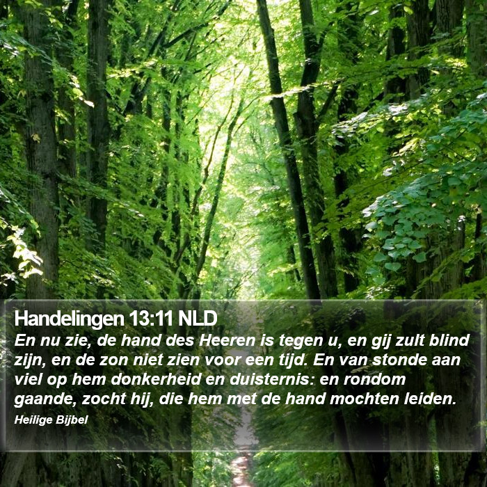 Handelingen 13:11 NLD Bible Study