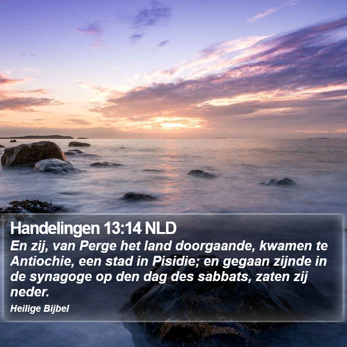 Handelingen 13:14 NLD Bible Study