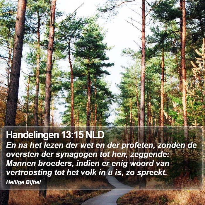 Handelingen 13:15 NLD Bible Study