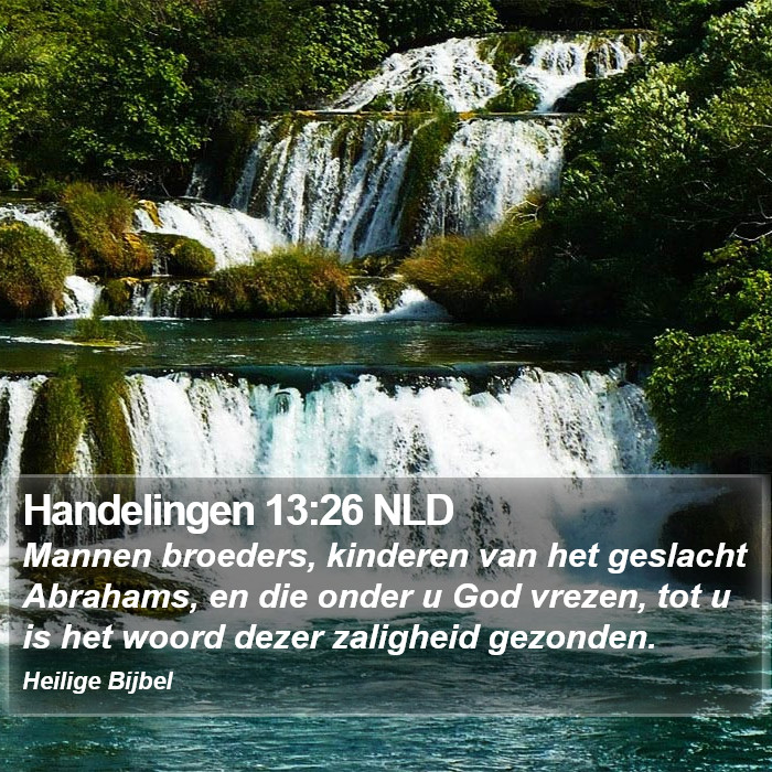 Handelingen 13:26 NLD Bible Study