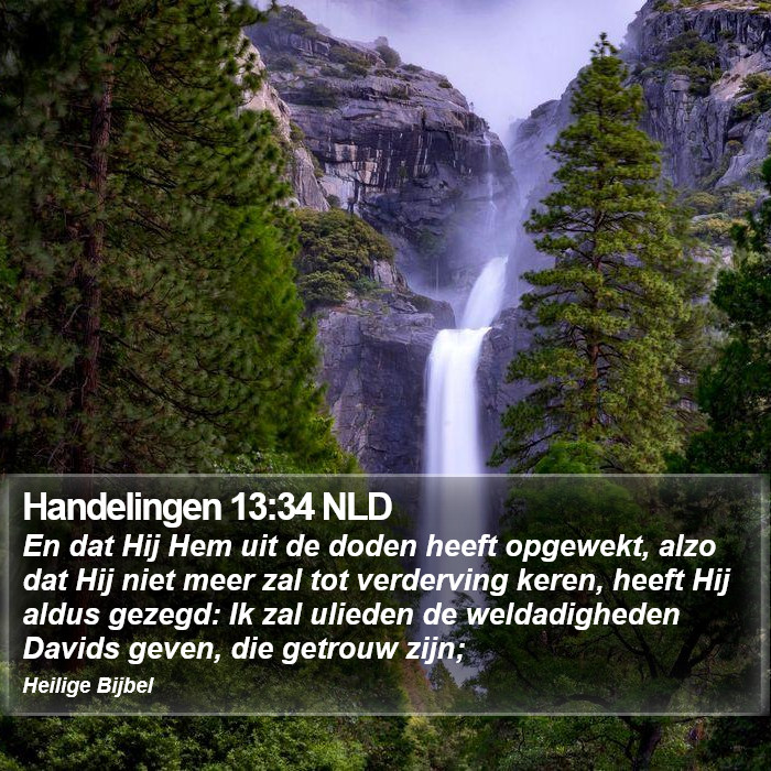 Handelingen 13:34 NLD Bible Study