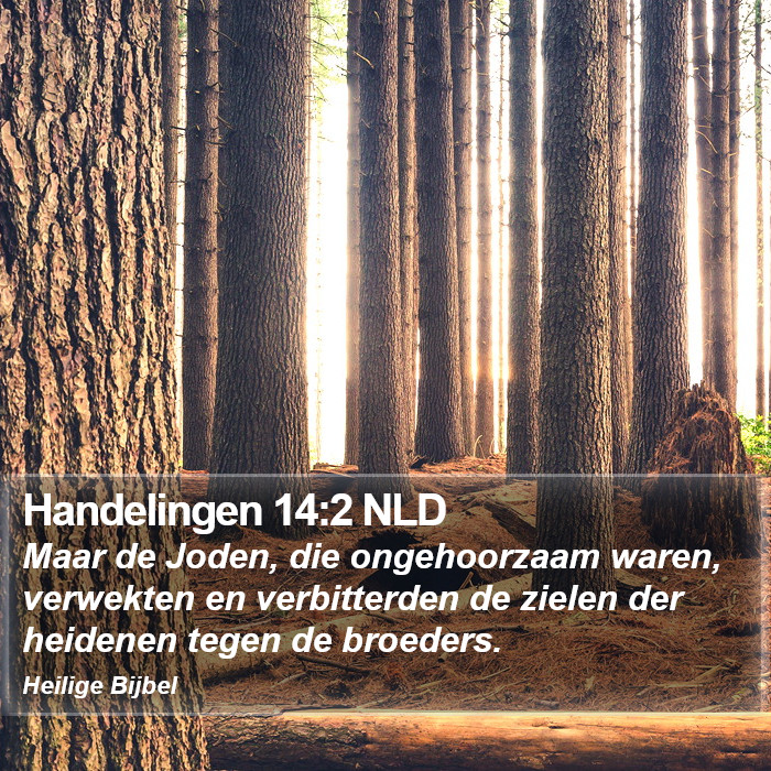 Handelingen 14:2 NLD Bible Study