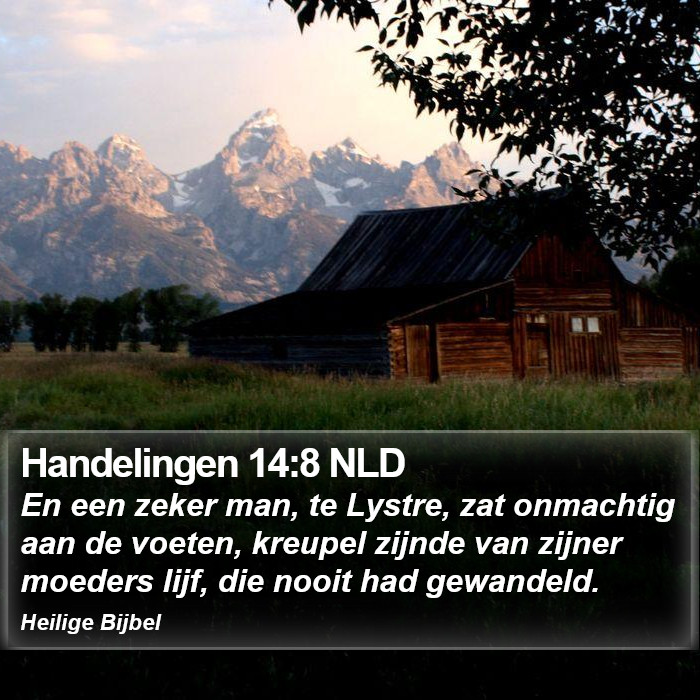 Handelingen 14:8 NLD Bible Study